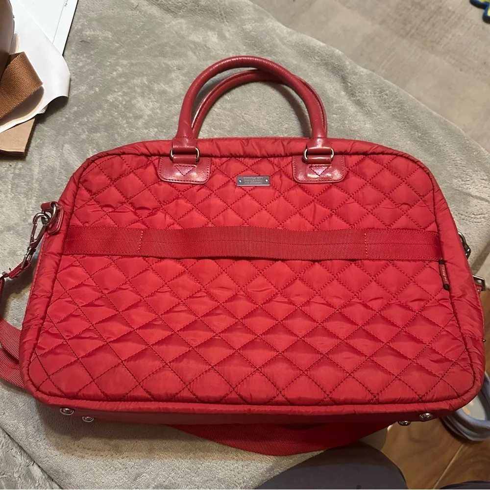 Hedgren Red Quilted‎ Women's Laptop Bag